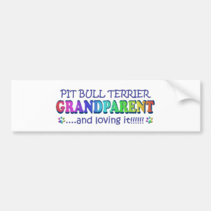 AUTOCOLLANT DE VOITURE PITBULL