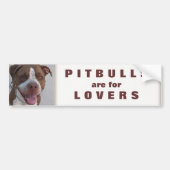 Autocollant De Voiture Pitbull joue avec moi (Devant)