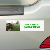 Autocollant De Voiture Pitbull Terrier américain (En voiture)