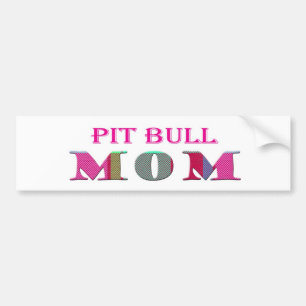 Autocollant De Voiture PitBullMom