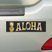 Autocollant De Voiture PixDezines Aloha Ananas (En voiture)