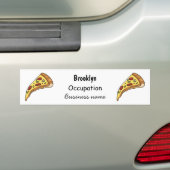 Autocollant De Voiture Pizza cartoon illustration (En voiture)
