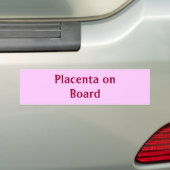 Autocollant De Voiture Placenta à bord (En voiture)