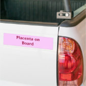 Autocollant De Voiture Placenta à bord (Sur camion)