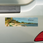 Autocollant De Voiture Plage BumperSticker de Belize (En voiture)