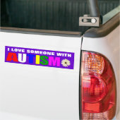 Autocollant De Voiture plaidoyer pour l'autisme mignon (Sur camion)