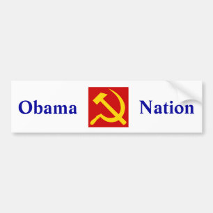 Autocollant De Voiture Plaine socialiste d'Obama