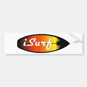 Autocollant De Voiture planche de surf d'iSurf