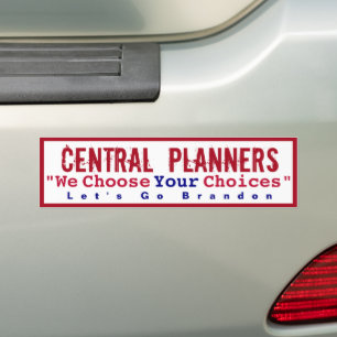 Autocollant De Voiture Planificateurs centraux Nous choisissons vos choix