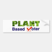 Autocollant De Voiture Plant Based Voter (Devant)