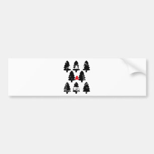Autocollant De Voiture Plantez un modèle d'arbre
