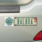 Autocollant De Voiture Plaque de licence PCZ et BHS : Balboa (En voiture)