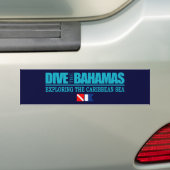 Autocollant De Voiture Plongée Bumpersticker Bahamas (En voiture)