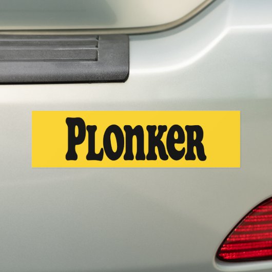 Autocollant De Voiture Plonker (En voiture)