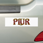 Autocollant De Voiture PLUR (le feu) (En voiture)