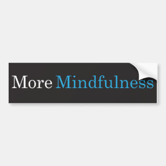 Autocollant De Voiture Plus d'adhésif pour pare-chocs de Mindfulness