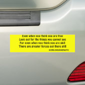 Autocollant De Voiture Plus de forces (En voiture)
