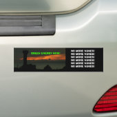 AUTOCOLLANT DE VOITURE PLUS DE NUKES ! (En voiture)