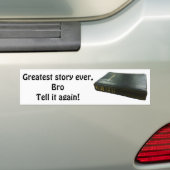 Autocollant De Voiture Plus Grande Histoire Jamais, Bro Bible (En voiture)