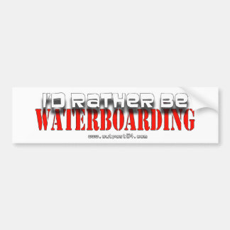 Autocollant De Voiture Plutôt B Waterboarding