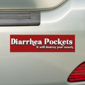 Autocollant De Voiture Poches Diarrhea Mr. Funny Parody (En voiture)