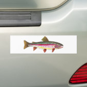 Autocollant De Voiture Poisson de truite arc-en-ciel (En voiture)