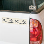 Autocollant De Voiture Poissons d'évolution (Sur camion)