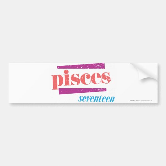 Autocollant De Voiture Poissons LtPink (Devant)