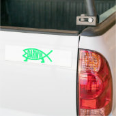 Autocollant De Voiture Poissons originaux de Darwin (Seafoam) (Sur camion)