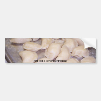 AUTOCOLLANT DE VOITURE POLI ET PIEROGI