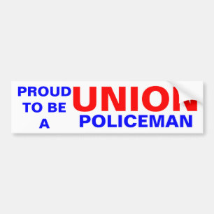 AUTOCOLLANT DE VOITURE POLICIER DE L'UNION