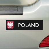 Autocollant De Voiture Polish Eagle Red Shield (En voiture)