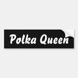 Autocollant De Voiture Polka Queen - Lifestyle jeu bouger profiter de la 