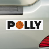 Autocollant De Voiture Polly Basketball (En voiture)