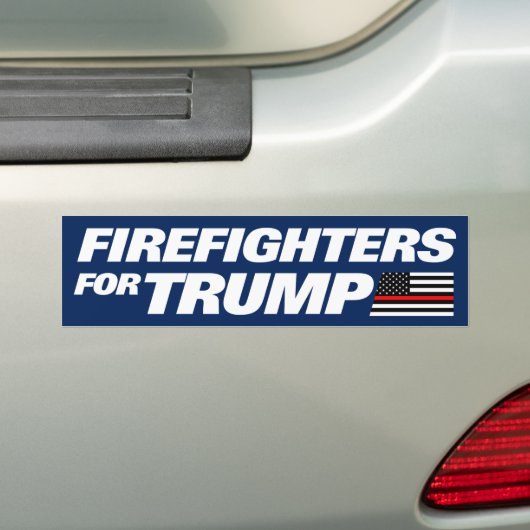 Autocollant De Voiture Pompiers pour Trump 2024 (En voiture)
