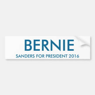 Autocollant De Voiture Ponceuses de Bernie pour le président 2016