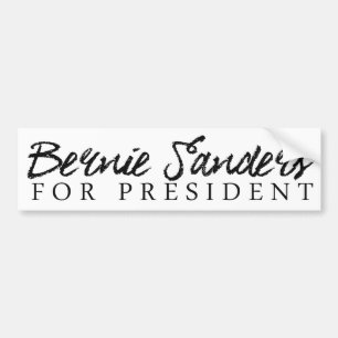 Autocollant De Voiture Ponceuses de Bernie pour le Président Autograph