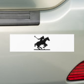 Autocollant De Voiture Poneys britanniques de silhouette de joueur de (En voiture)