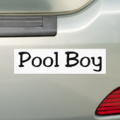 Autocollant De Voiture Pool Boy (En voiture)