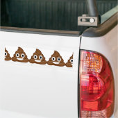 Autocollant De Voiture poop emoji (Sur camion)