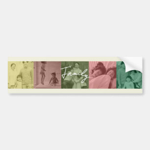 Autocollant De Voiture Pop Art Family Photo Collage Car
