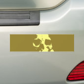 Autocollant De Voiture Pop Art Skull (En voiture)