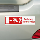Autocollant De Voiture Porkchop serre l'adhésif pour pare-chocs (En voiture)