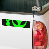 Autocollant De Voiture Portrait Alien (Sur camion)
