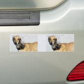 Autocollant De Voiture Portrait de Saluki (En voiture)
