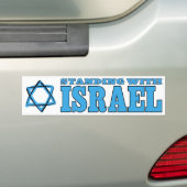Autocollant De Voiture Position avec l'Israël (En voiture)