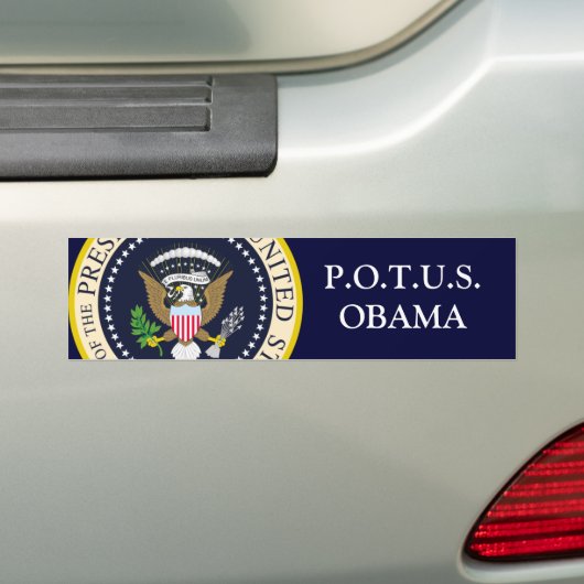 AUTOCOLLANT DE VOITURE POTUS OBAMA (En voiture)