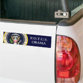 AUTOCOLLANT DE VOITURE POTUS OBAMA (Sur camion)