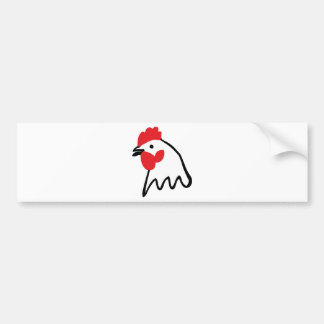 Autocollant De Voiture poule mouchard