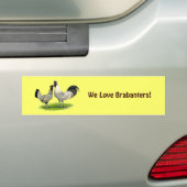 Autocollant De Voiture Poulets crèmes de Brabanter (En voiture)